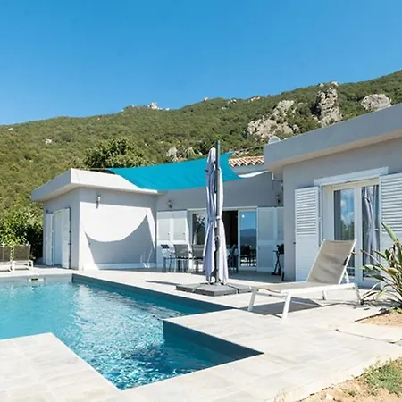 Villa Au Coeur De L'arriere Pays Domaine A Presa Avec Piscine Privee & Chauffee Matra (Corse-du-Sud)