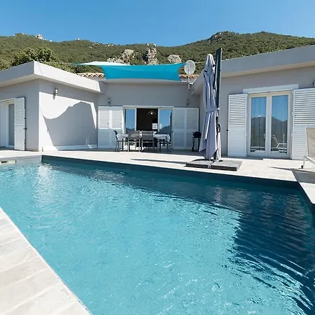 Villa Au Coeur De L'arriere Pays Domaine A Presa Avec Piscine Privee & Chauffee Matra (Corse-du-Sud)