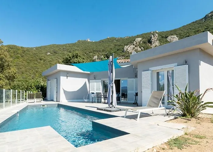 Villa Au Coeur De L'arriere Pays Domaine A Presa Avec Piscine Privee & Chauffee Matra (Corse-du-Sud)