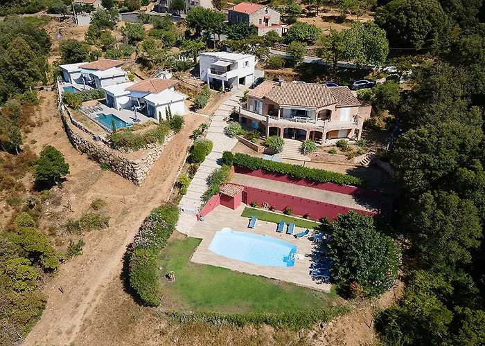 Villa Au Coeur De L'arriere Pays Domaine A Presa Avec Piscine Privee & Chauffee