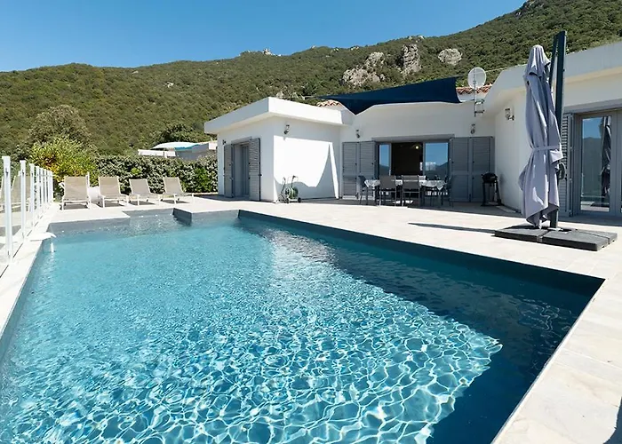 Au Coeur De L'arriere Pays Domaine A Presa Avec Piscine Privee & Chauffee Villa Matra (Corse-du-Sud)